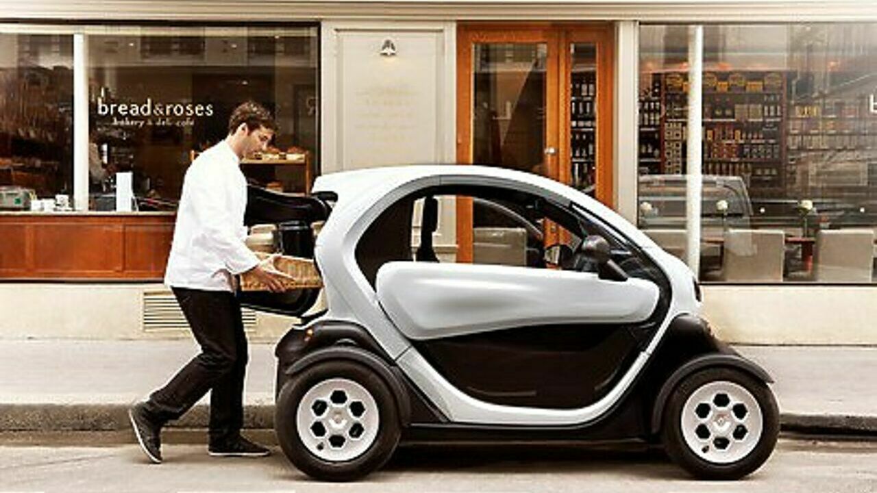 Рено одноместный автомобиль фото и цена Renault Twizy стал одноместным грузовичком - АвтоВзгляд