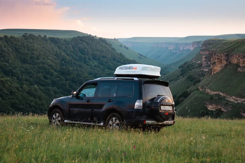 Рено паджеро фото Про жёсткость подвески и любовь - Mitsubishi Pajero (4G), 3,8 л, 2008 года наблю