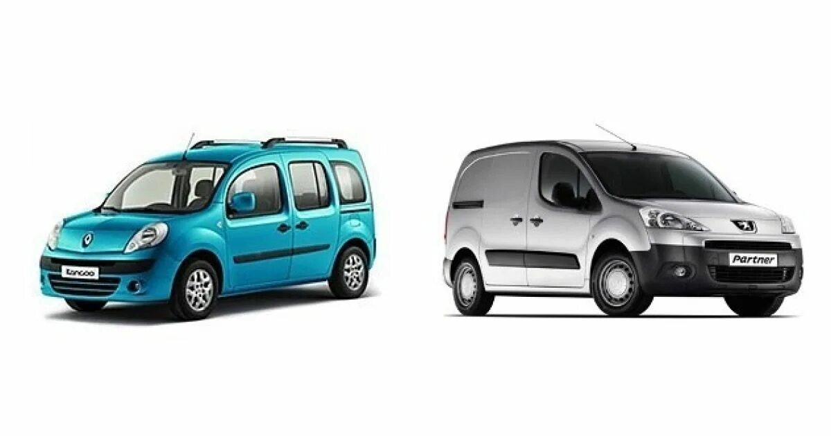 Рено партнер фото Порівнюємо Peugeot Partner Fourgon 2008 і Renault Kangoo 2007