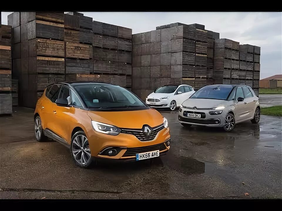 Рено пикассо фото HOT Renault Scenic vs Citroen C4 Picasso vs Ford C MAX - YouTube