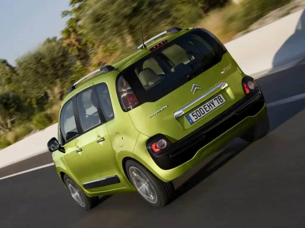 Рено пикассо фото Citroen C3 Picasso 2009, 2010, 2011, 2012, минивэн, 1 поколение технические хара