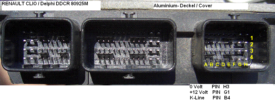 Рено распиновка эбу Solved - Renault 1.5 DDCR reading/writing