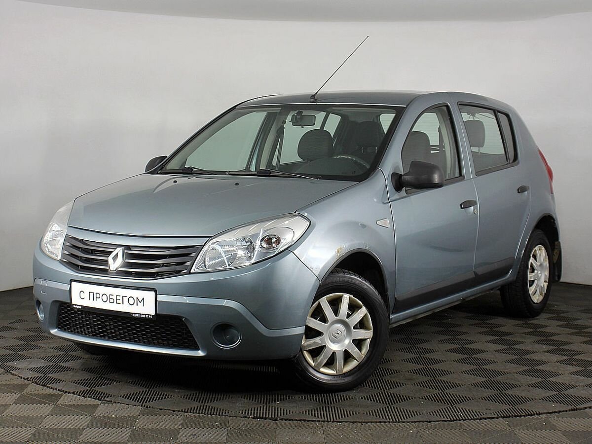 Рено сандеро 2010 фото Купить б/у Renault Sandero I 1.6 MT (84 л.с.) бензин механика в Москве: серый Ре