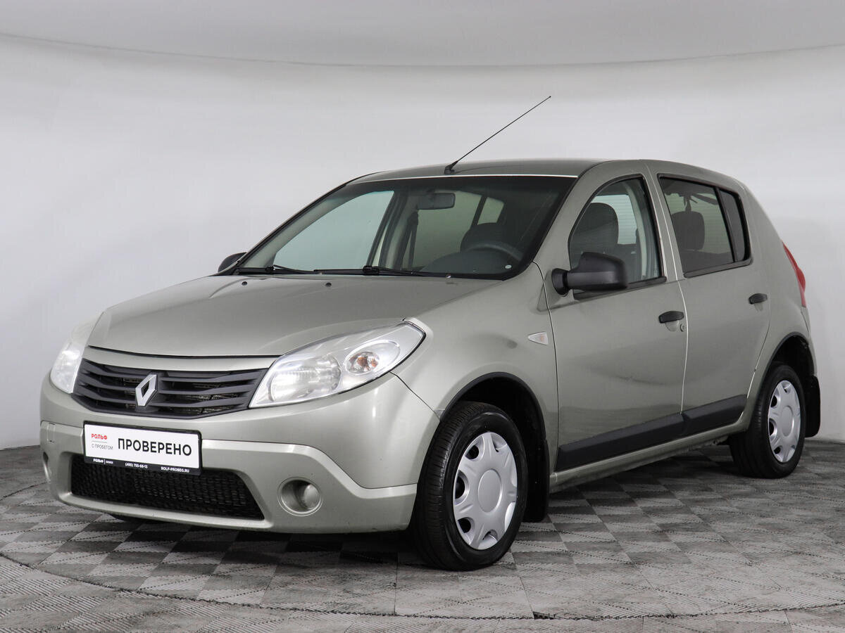 Рено сандеро 2011 фото Купить б/у Renault Sandero I 1.6 AT (103 л.с.) бензин автомат в Химках: бежевый 