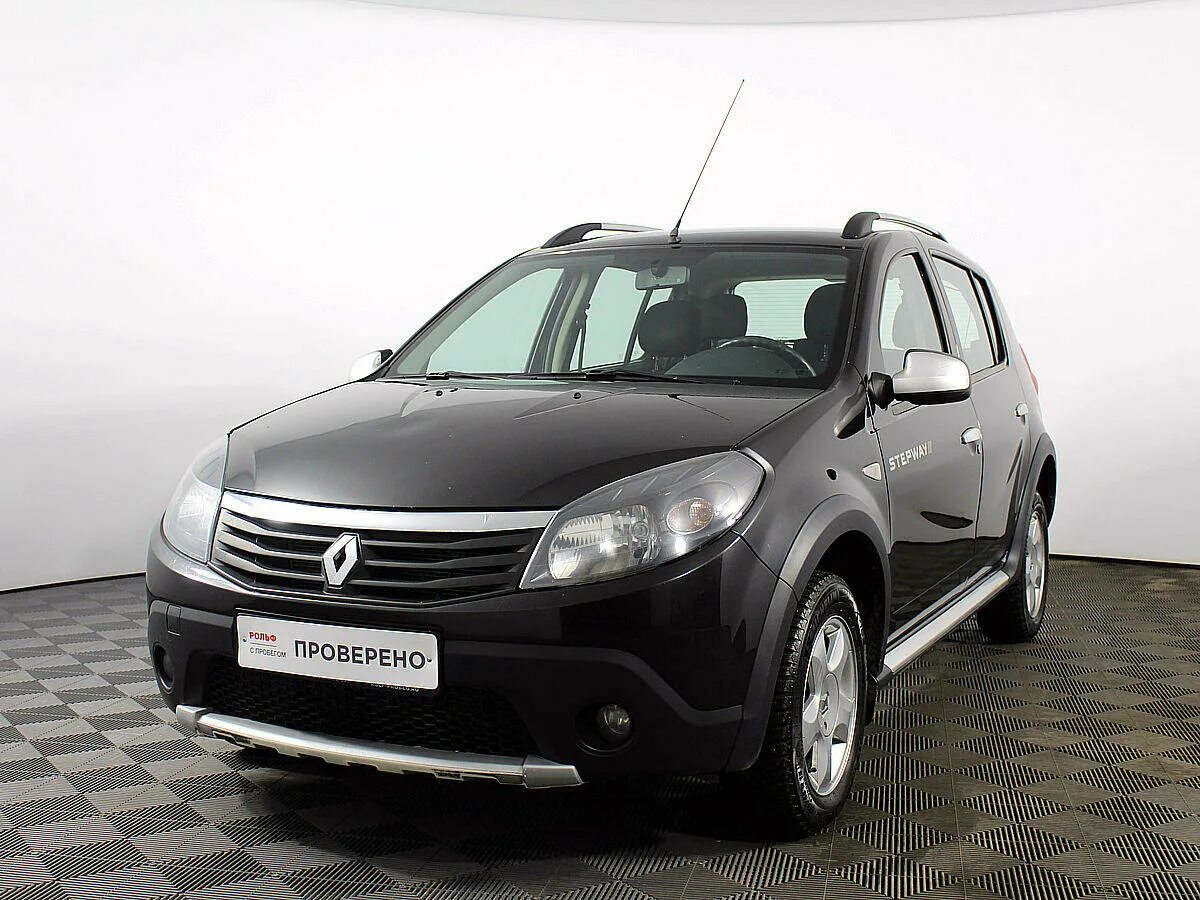 Рено сандеро 2012 фото Купить б/у Renault Sandero I 1.6 AT (103 л.с.) бензин автомат в Москве: чёрный Р