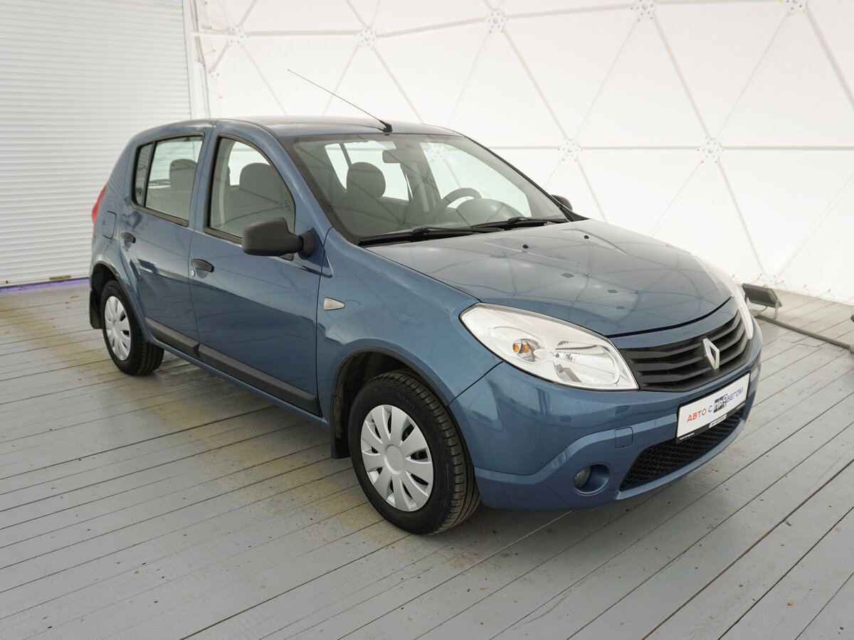 Рено сандеро 2012 фото Купить б/у Renault Sandero I 1.6 MT (84 л.с.) бензин механика в Брянске: синий Р