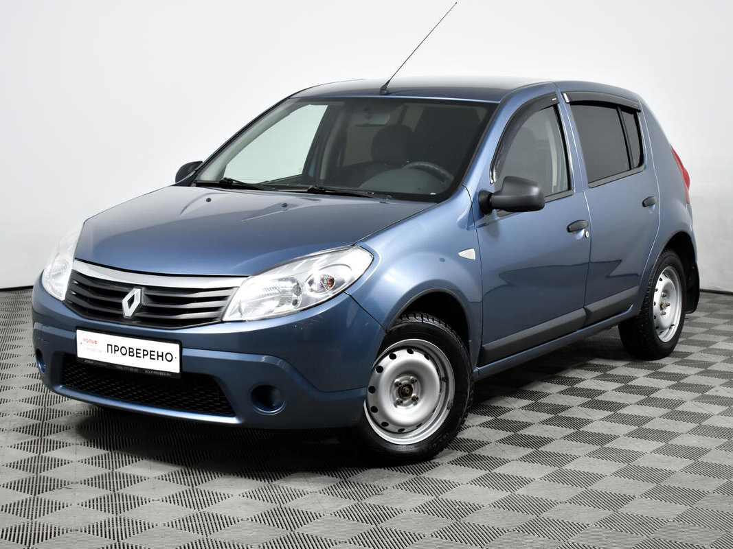 Рено сандеро 2013 фото Купить б/у Renault Sandero I 1.4 MT (75 л.с.) бензин механика в Москве: синий Ре