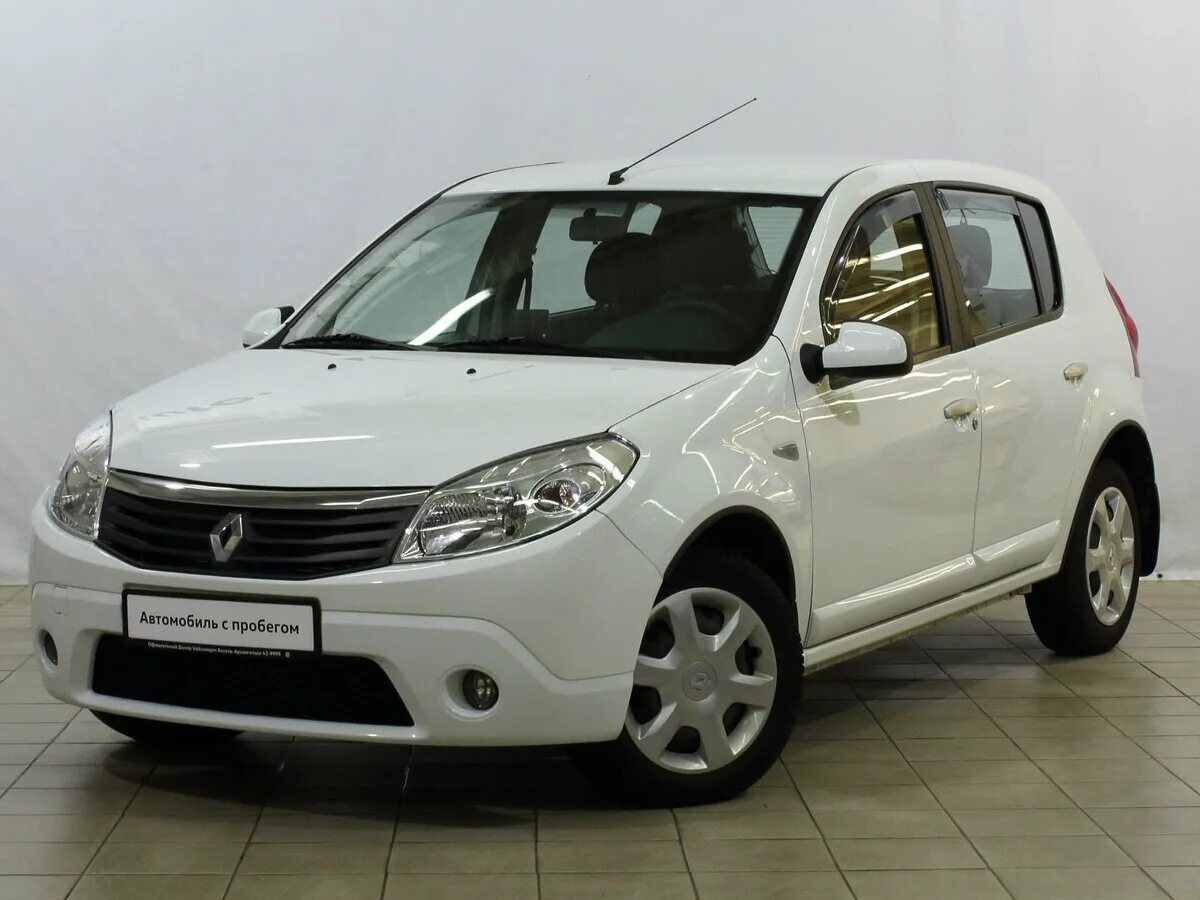 Рено сандеро 2013 года фото Купить б/у Renault Sandero I 1.6 AT (103 л.с.) бензин автомат в Архангельске: бе