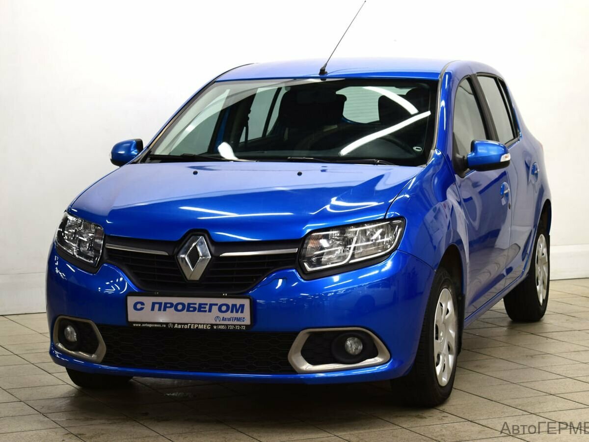 Рено сандеро 2016 года фото Купить б/у Renault Sandero II 1.6 MT (82 л.с.) бензин механика в Балашихе: синий