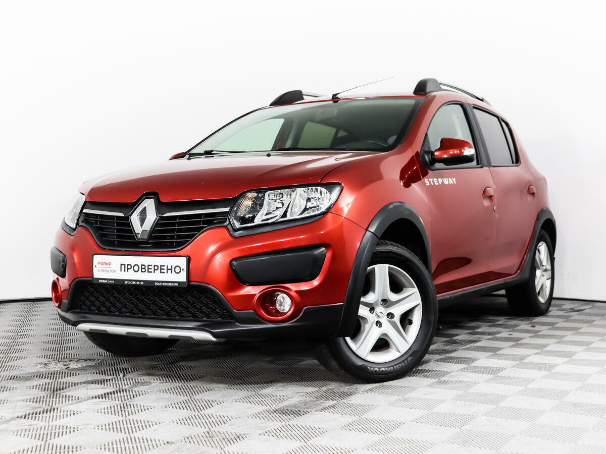 Рено сандеро 2016 года фото Купить б/у Renault Sandero II Stepway 1.6 MT (82 л.с.) бензин механика в Санкт-П