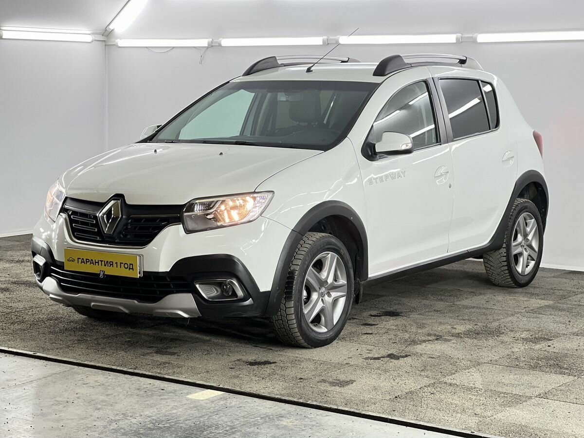 Рено сандеро 2019 фото Купить б/у Renault Sandero II Рестайлинг Stepway 1.6 AT (102 л.с.) бензин автома