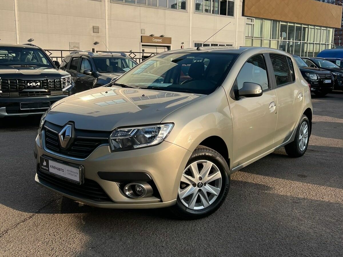 Рено сандеро 2019 фото Купить б/у Renault Sandero II Рестайлинг 1.6 MT (82 л.с.) бензин механика в Моск