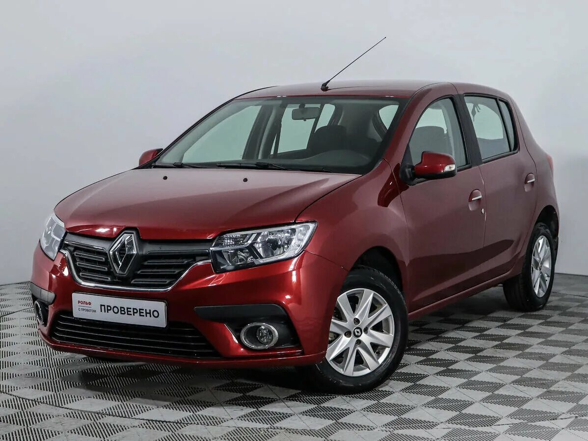 Рено сандеро 2019 фото Купить б/у Renault Sandero II Рестайлинг 1.6 AT (102 л.с.) бензин автомат в Санк