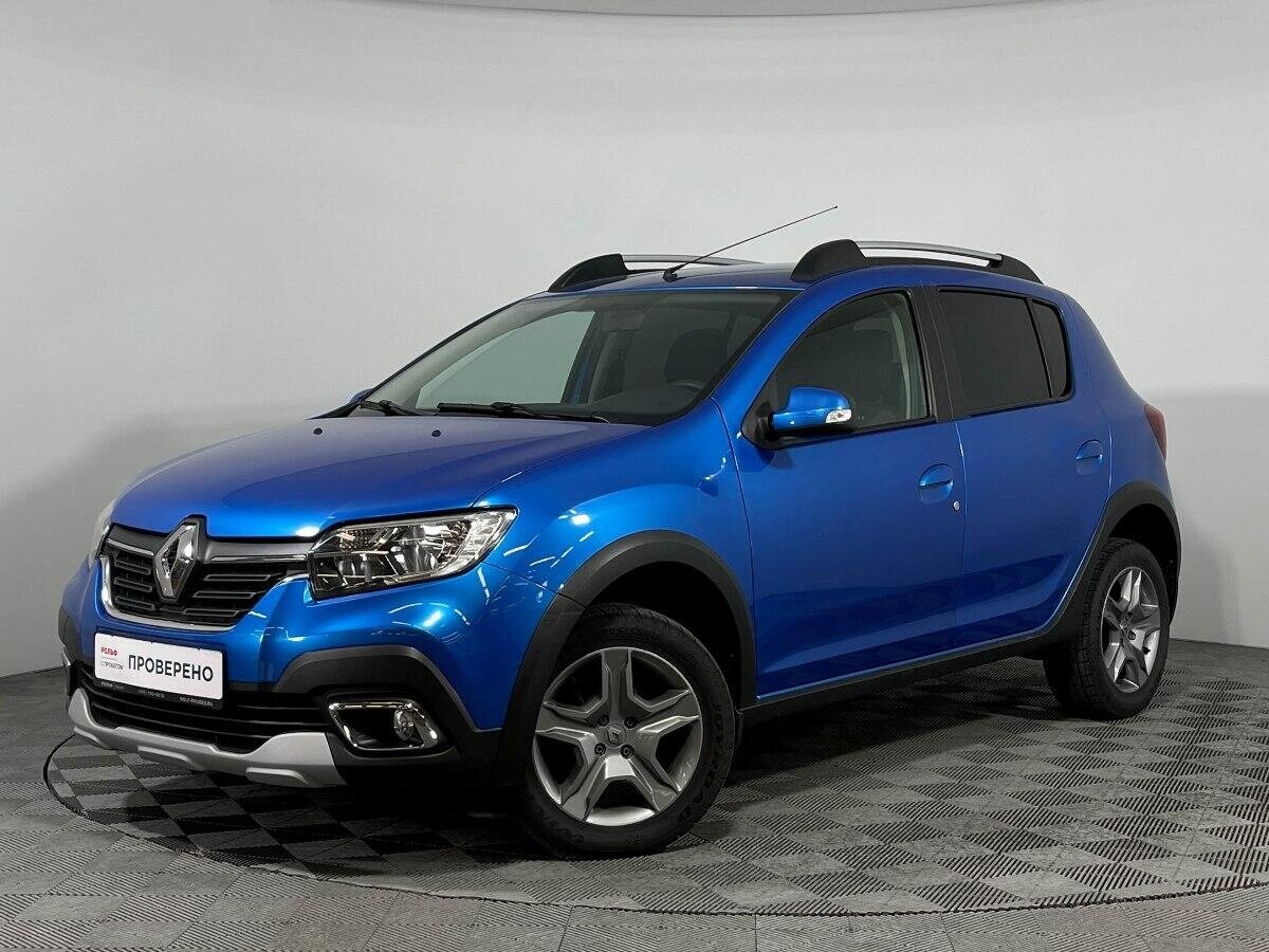 Рено сандеро 2019 фото Купить б/у Renault Sandero II Рестайлинг Stepway 1.6 AT (102 л.с.) бензин автома