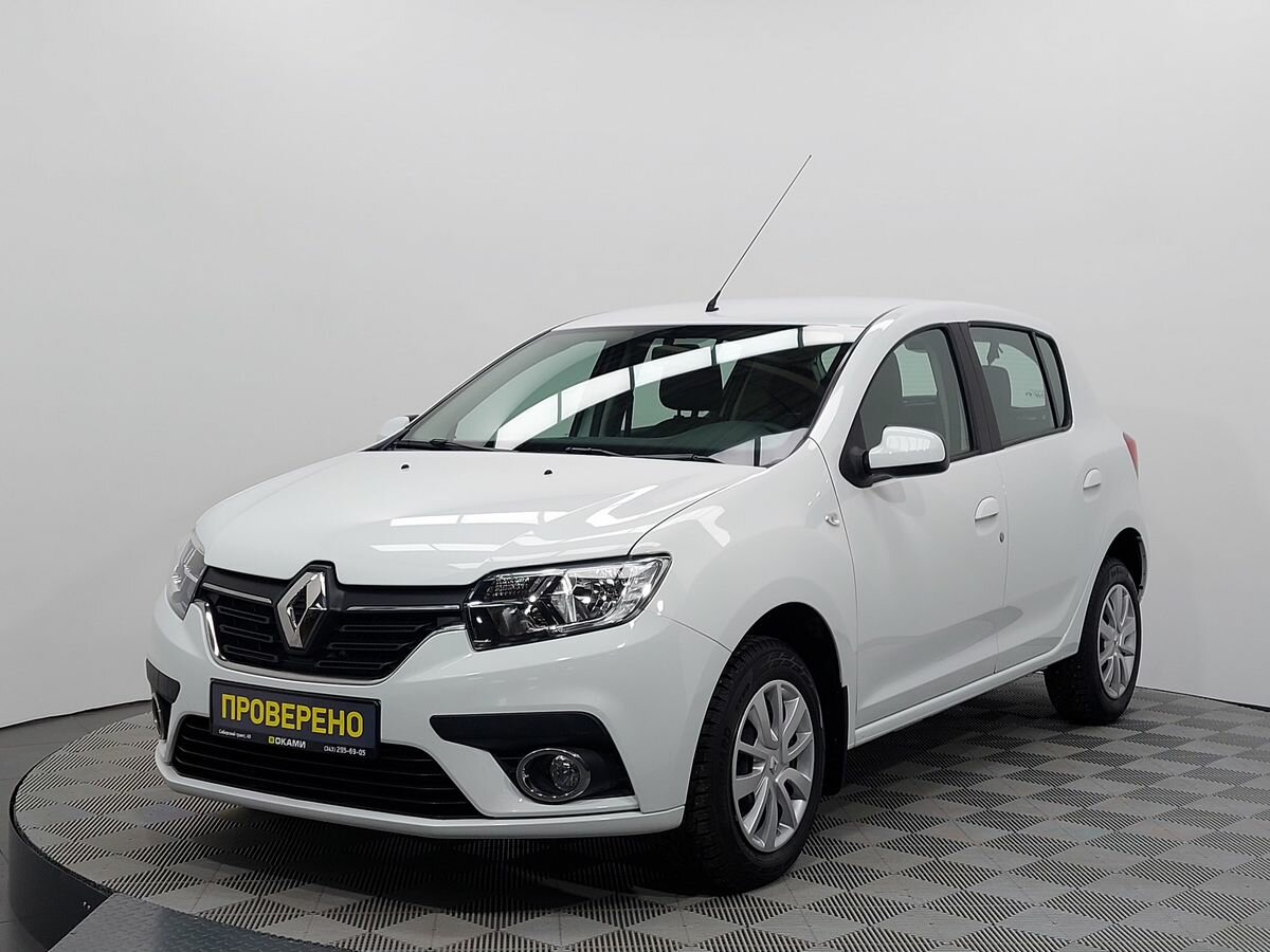 Рено сандеро 2019 фото Купить б/у Renault Sandero II Рестайлинг 1.6 AT (102 л.с.) бензин автомат в Екат