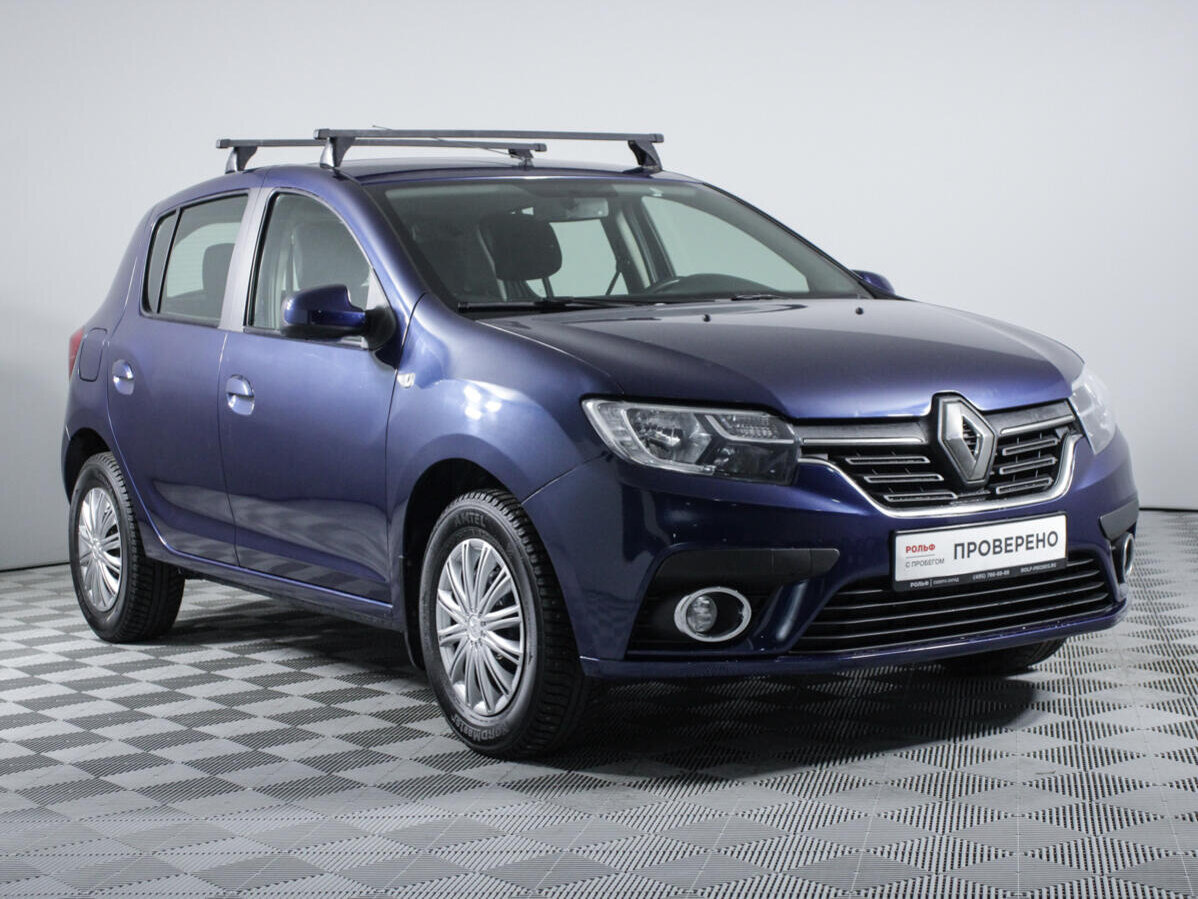 Рено сандеро 2019 фото Купить б/у Renault Sandero II Рестайлинг 1.6 MT (82 л.с.) бензин механика в Моск