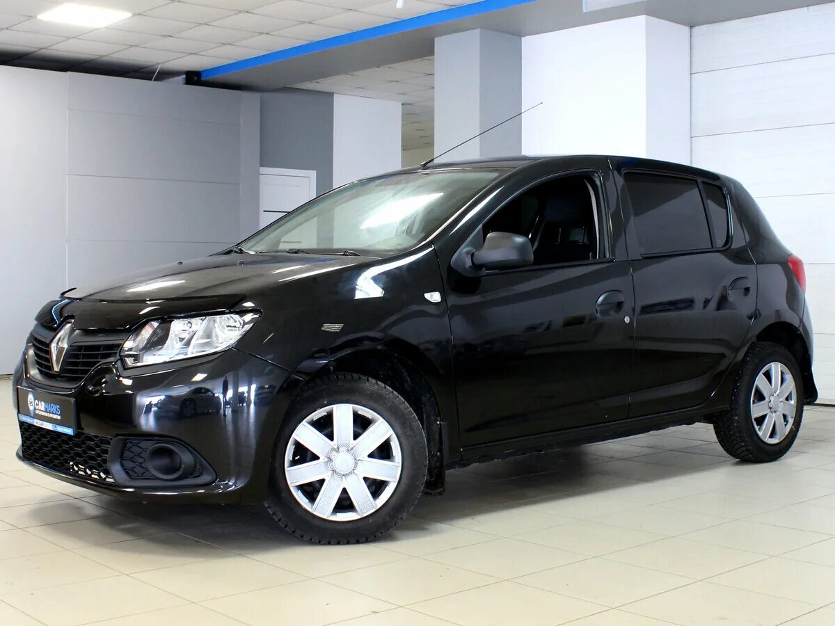 Рено сандеро черный фото Купить б/у Renault Sandero II 1.2 MT (75 л.с.) бензин механика в Кирове: чёрный 