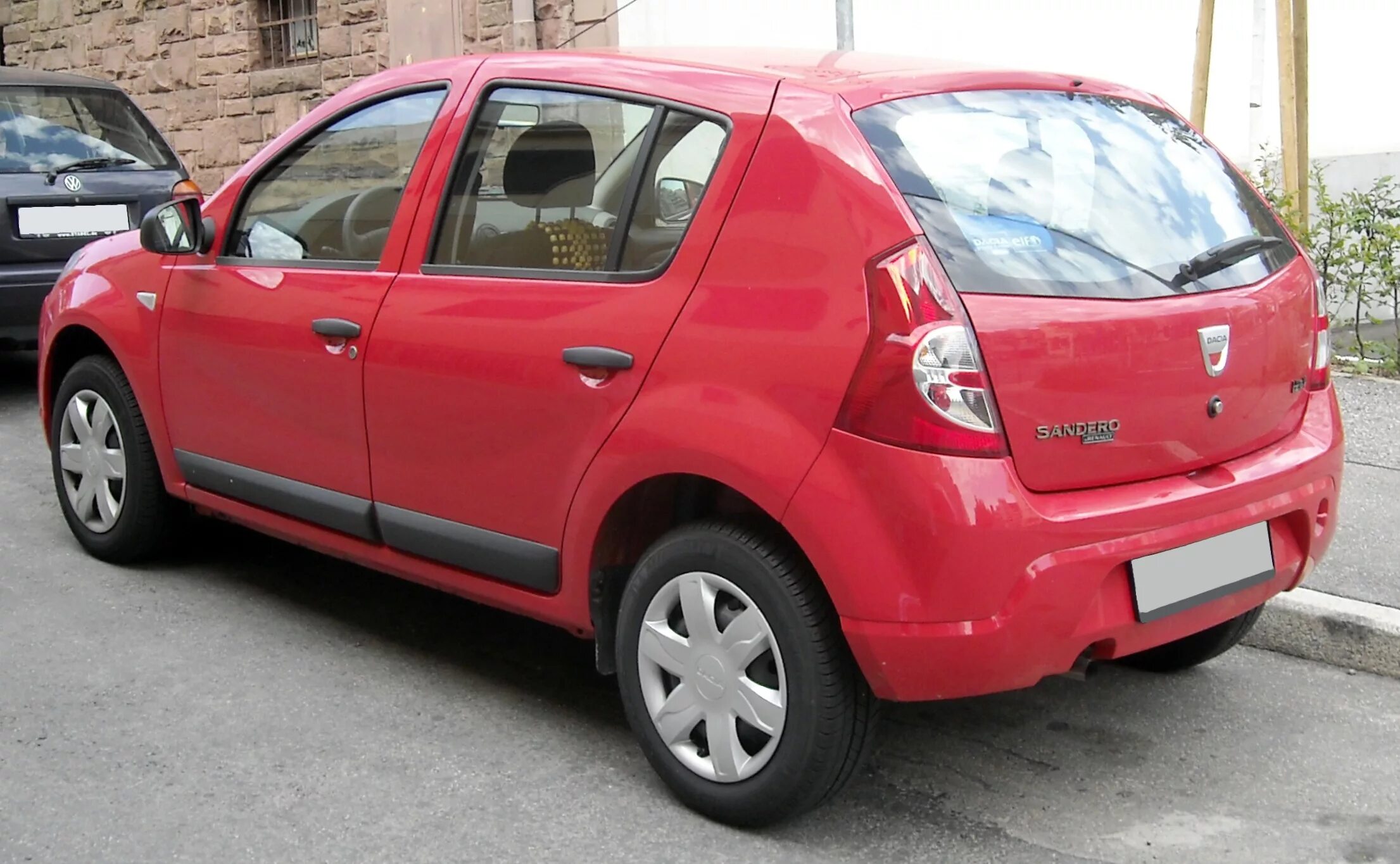 Рено сандеро дача фото Файл:Dacia Sandero rear 20090722.jpg - Википедия