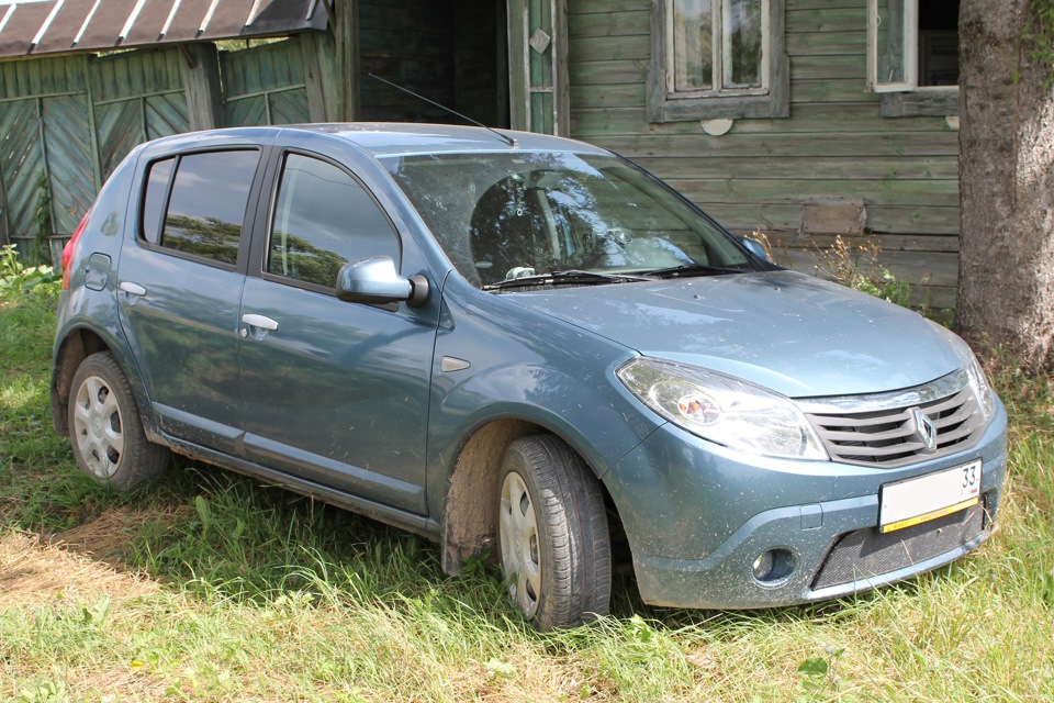 Рено сандеро дача фото Проветрились - Renault Sandero 1G, 1,6 л, 2013 года просто так DRIVE2