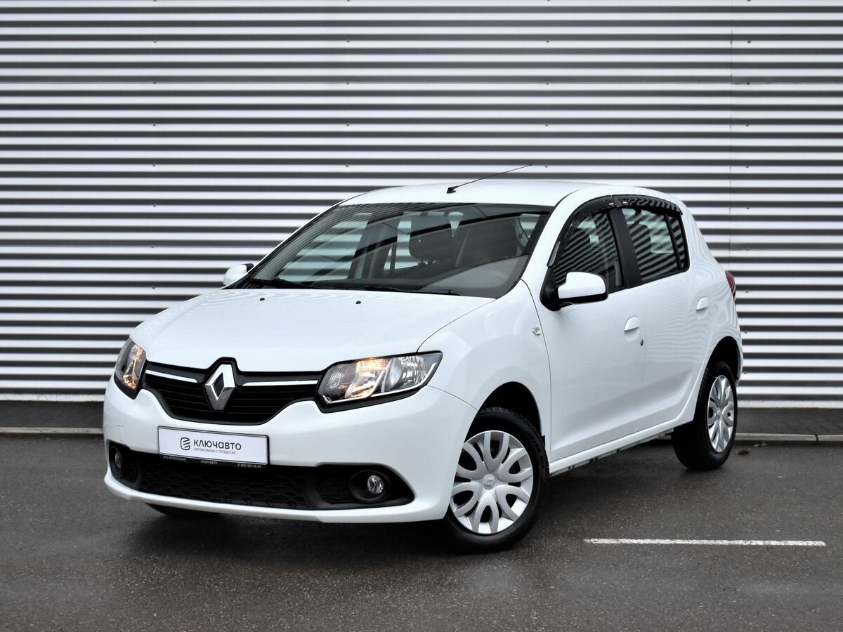 Рено сандеро фото цена с пробегом Купить б/у Renault Sandero II 1.6 MT (82 л.с.) бензин механика в Краснодаре: бел