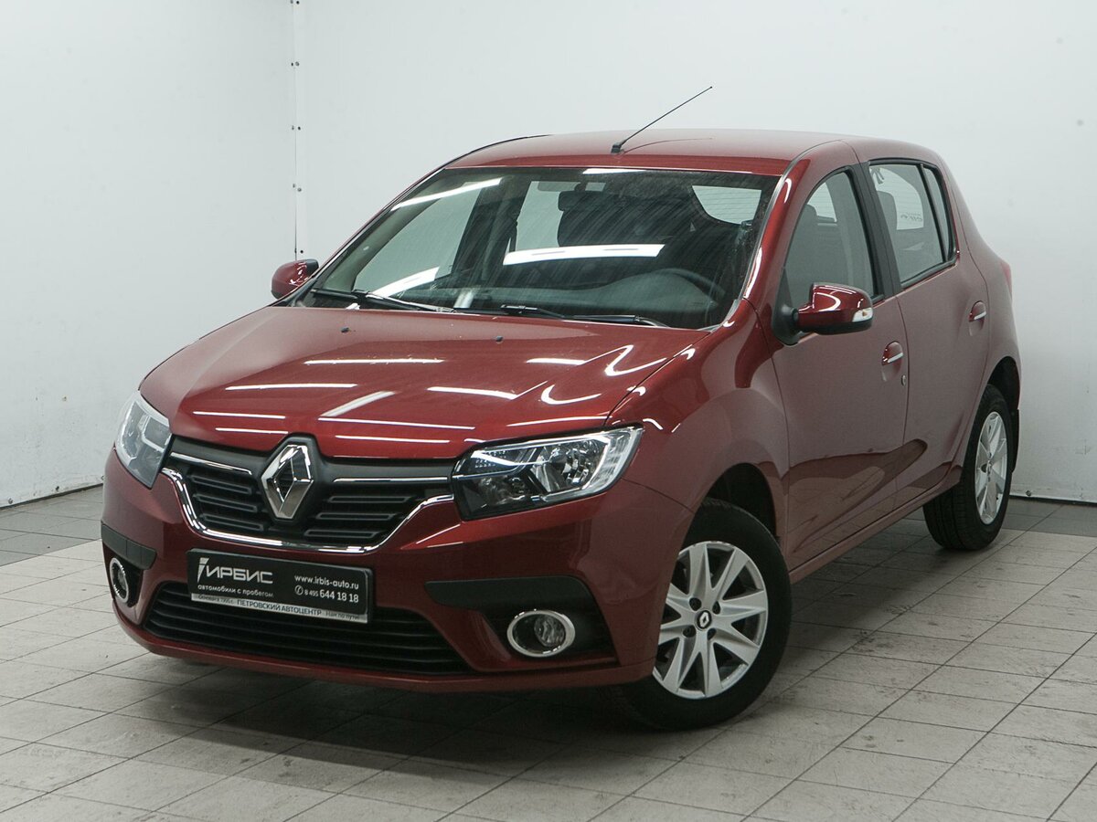 Рено сандеро фото цена с пробегом Купить б/у Renault Sandero II Рестайлинг 1.6 AT (102 л.с.) бензин автомат в Моск