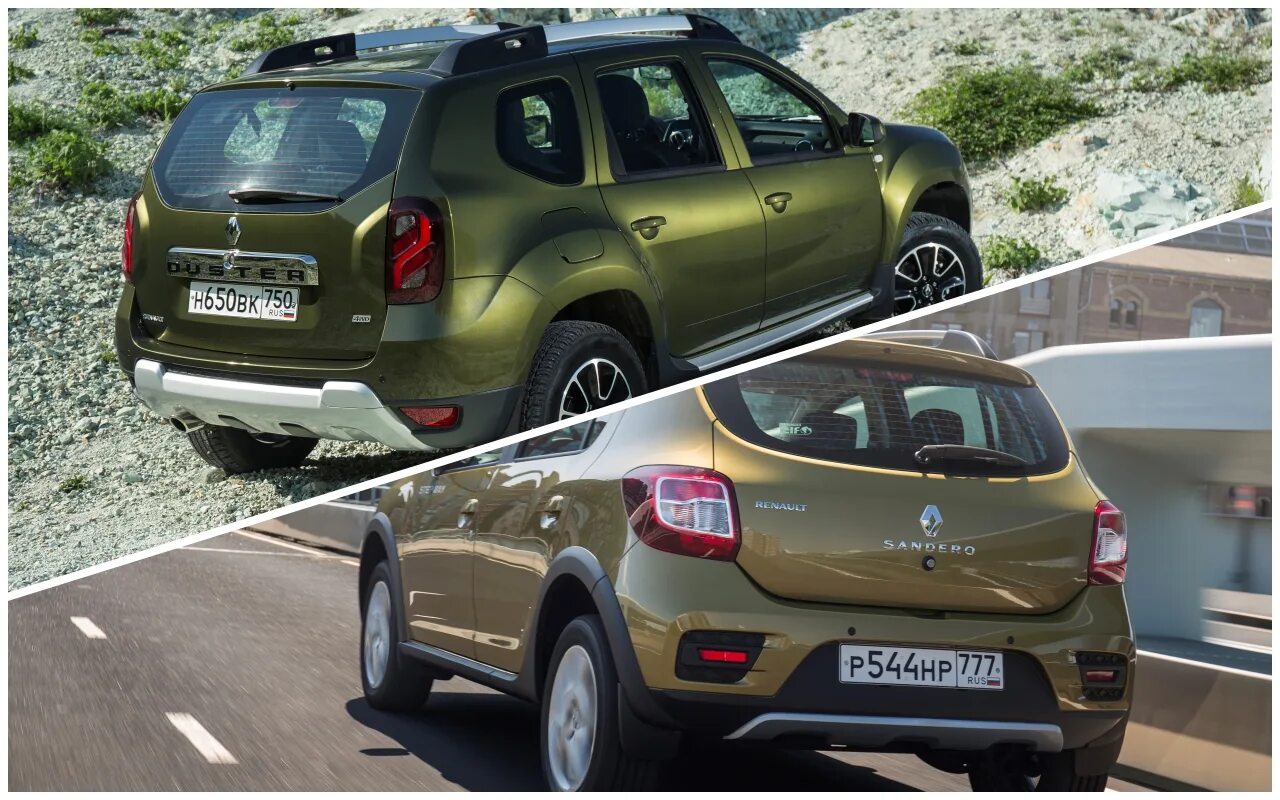 Рено сандеро и дастер фото Нафаршированный" Renault Sandero Stepway или "пустой" Duster: что выбрать?