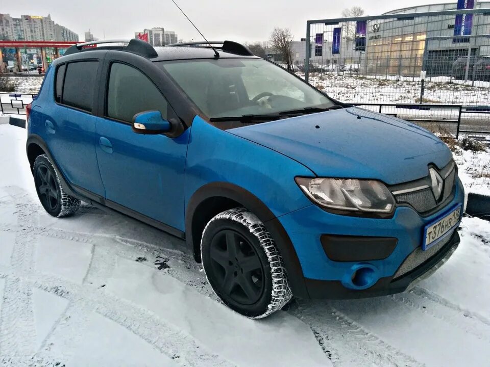 Рено сандеро степвей 2 чип тюнинг Оклейка St. № 1 - Renault Sandero Stepway (2G), 1,6 л, 2015 года стайлинг DRIVE2