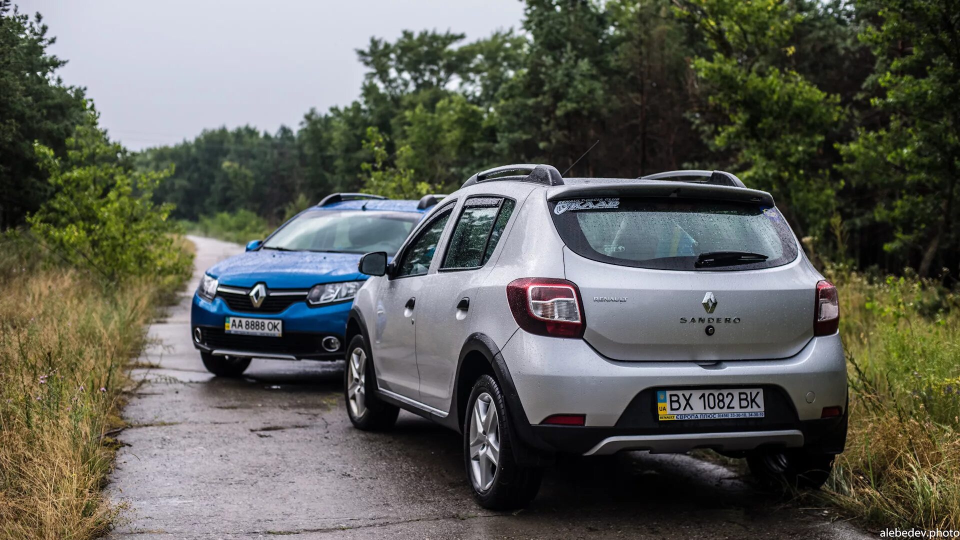 Рено сандеро степвей 2 фото Мокрый фотосет Renault Sandero Stepway х2 - Renault Sandero Stepway (2G), 1,6 л,