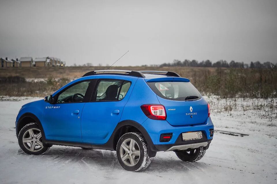 Рено сандеро степвей 2 фото Не прошло и трёх лет (прошло) тонировка - Renault Sandero Stepway (2G), 1,6 л, 2