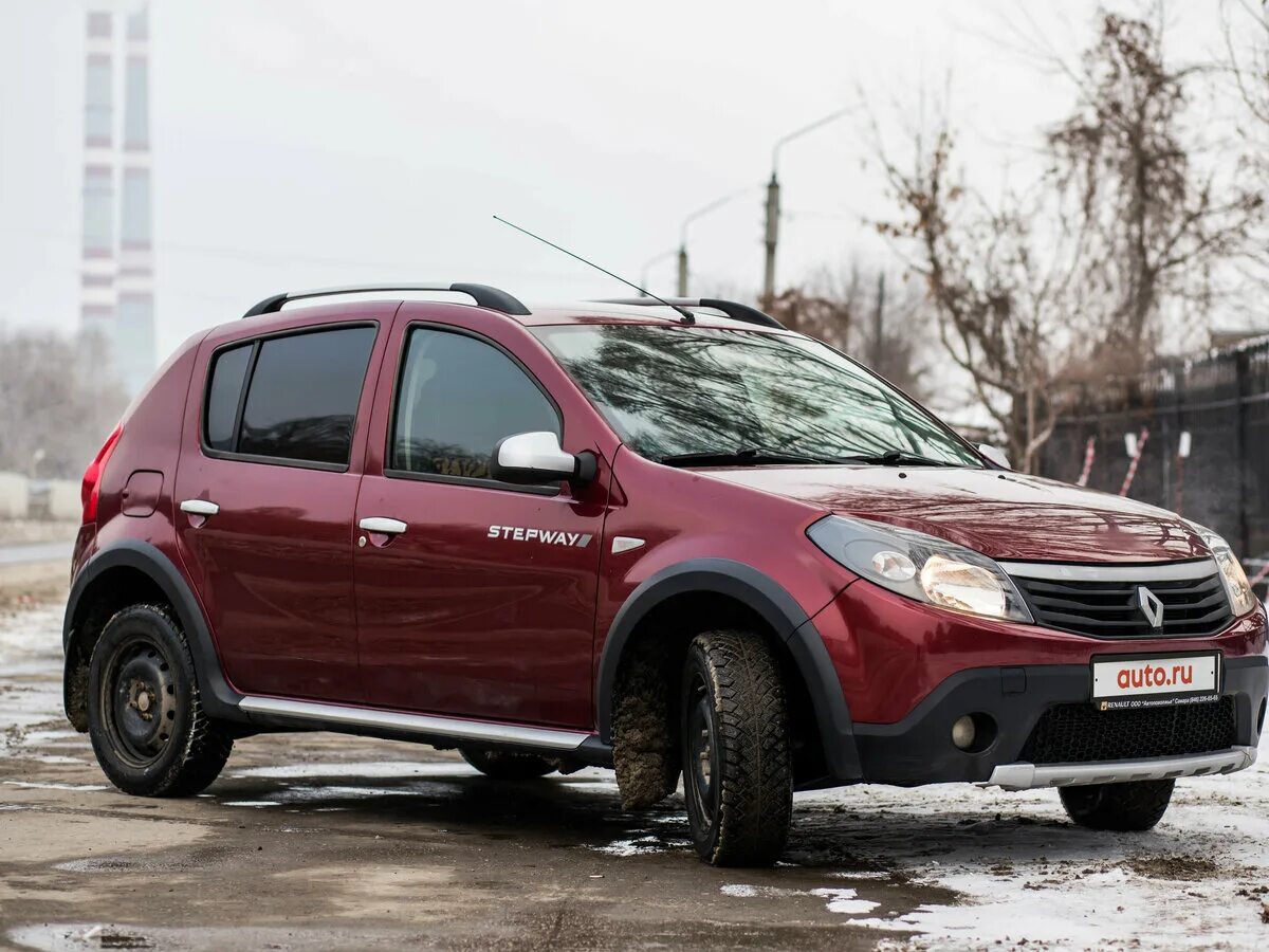 Рено сандеро степвей 2012 фото Купить б/у Renault Sandero I Stepway 1.6 AT (103 л.с.) бензин автомат в Самаре: 