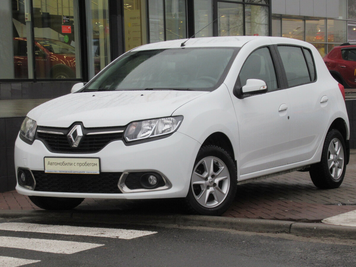 Рено сандеро универсал фото Купить б/у Renault Sandero II 1.6 MT (102 л.с.) бензин механика в Санкт-Петербур