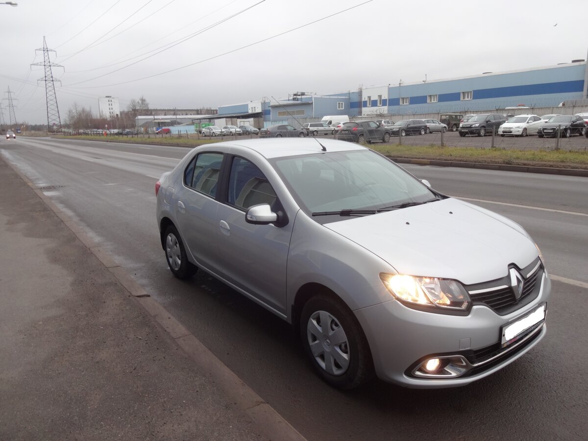 Рено серая фото Купить б/у Renault Logan II 1.6 MT (102 л.с.) бензин механика в Санкт-Петербурге