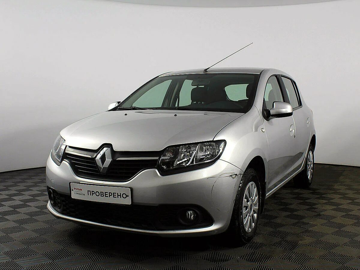 Рено серая фото Купить б/у Renault Sandero II 1.6 AMT (82 л.с.) бензин робот в Москве: серый Рен