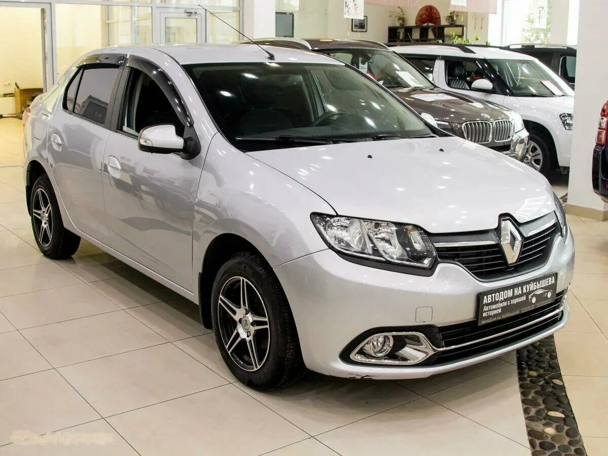 Рено серебристый фото Купить б/у Renault Logan II 1.6 MT (82 л.с.) бензин механика в Нижнем Новгороде: