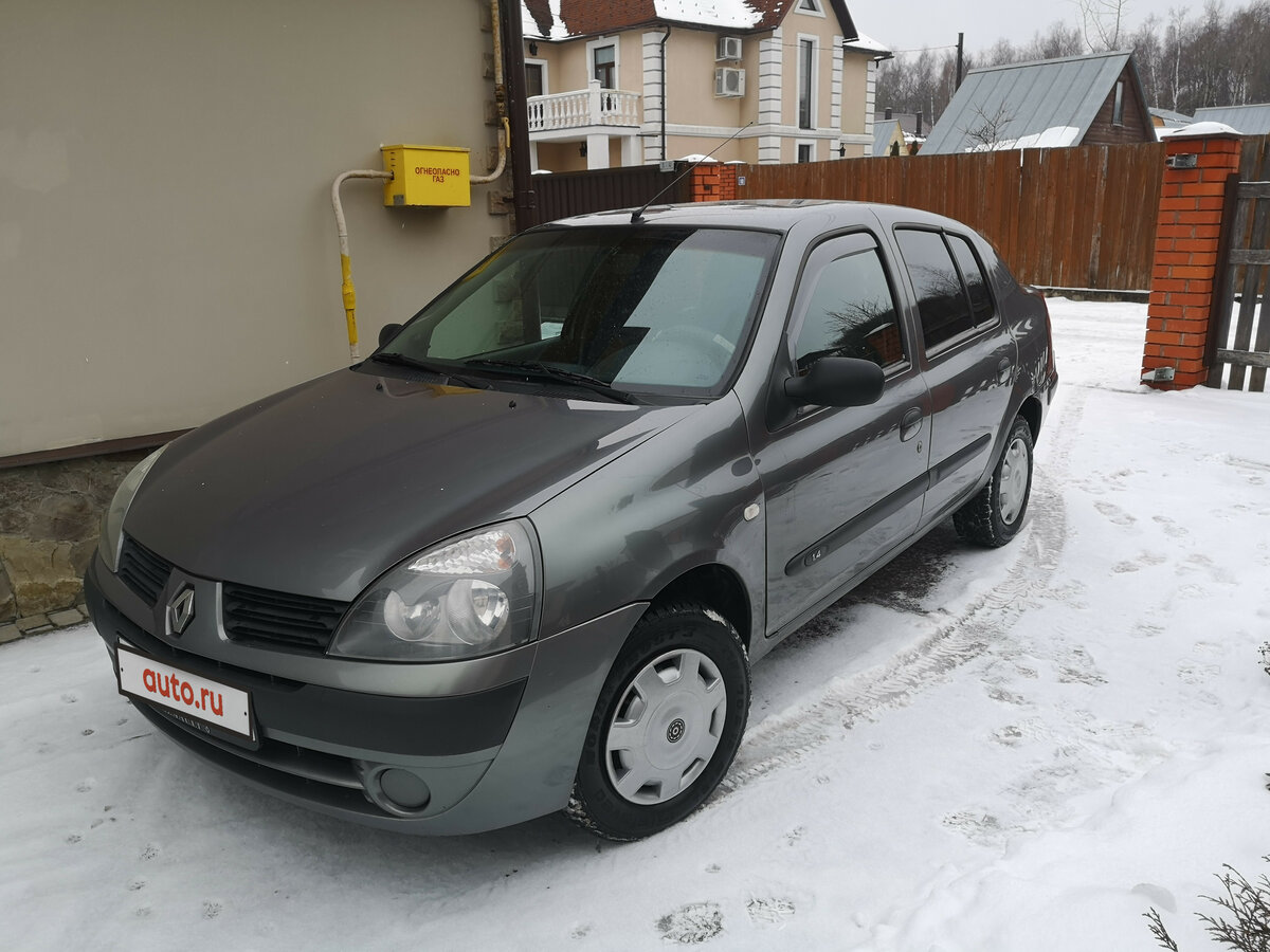 Рено симбол 2004 фото Купить б/у Renault Symbol I Рестайлинг 1.4 MT (75 л.с.) бензин механика в Москве