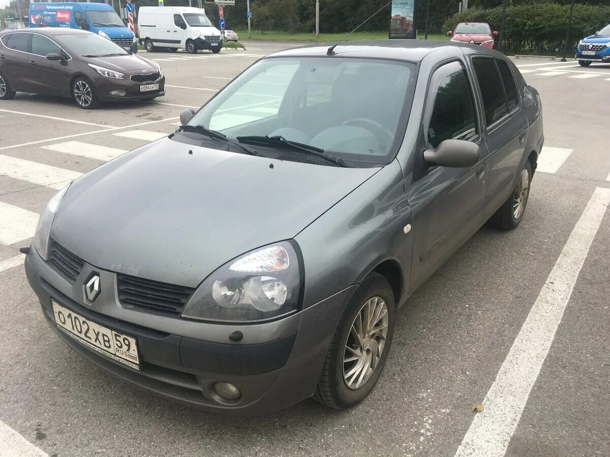 Рено симбол 2005 год фото Купить б/у Renault Symbol I Рестайлинг 1.4 AT (98 л.с.) бензин автомат в Перми: 