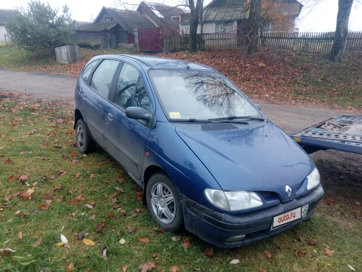 Рено сценик 1998 года фото Купить б/у Renault Scenic I 1.6 MT (90 л.с.) бензин механика в Могилёве: синий Р