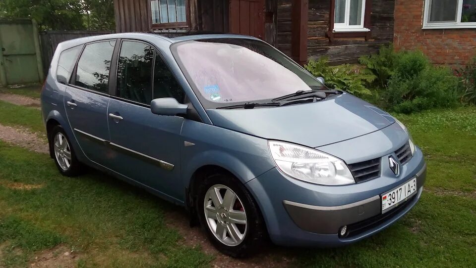 Рено сценик 2 дизель фото Полировка фар. - Renault Grand Scenic II, 1,9 л, 2004 года кузовной ремонт DRIVE