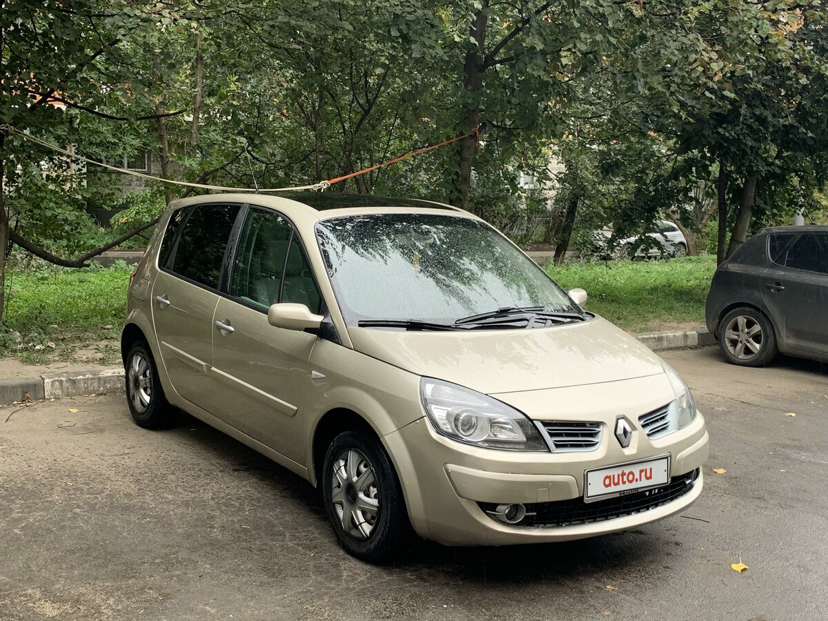 Рено сценик 2 рестайлинг фото Купить б/у Renault Scenic II Рестайлинг 1.5d MT (105 л.с.) дизель механика в Мос