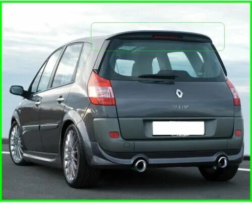 Рено сценик 2 тюнинг фото RENAULT SCENIC MK2 REAR/ROOF SPOILER (2003-2009) eBay