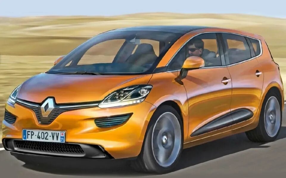 Рено сценик 5 поколения фото Новое поколение компактвэна Renault Scenic