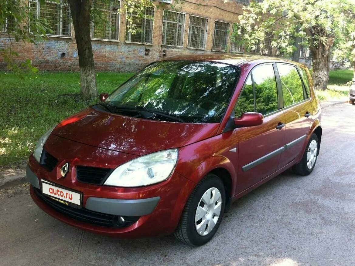 Рено сценик рестайлинг фото Купить б/у Renault Scenic II Рестайлинг 1.6 MT (115 л.с.) бензин механика в Уфе: