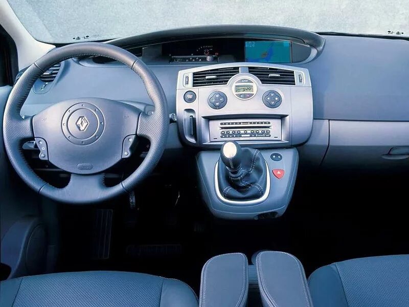 Рено сценик салон фото Фото Renault Scenic (2003 - 2006) - фотографии, фото салона Renault Scenic, II п