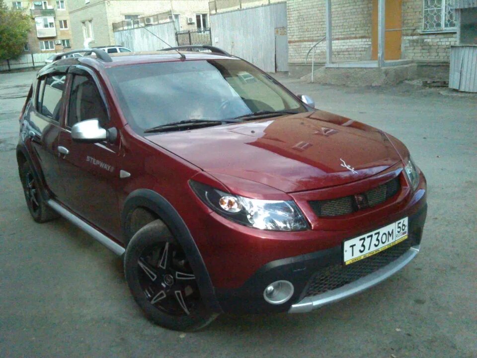 Рено степвей 1 тюнинг Новое лицо Стёпы - Renault Sandero Stepway (1G), 1,6 л, 2011 года тюнинг DRIVE2