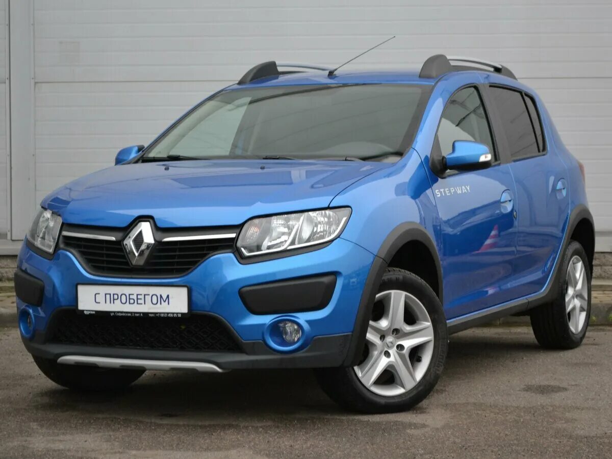 Рено степвей 2 фото Купить б/у Renault Sandero II Stepway 1.6 AT (102 л.с.) бензин автомат в Санкт-П