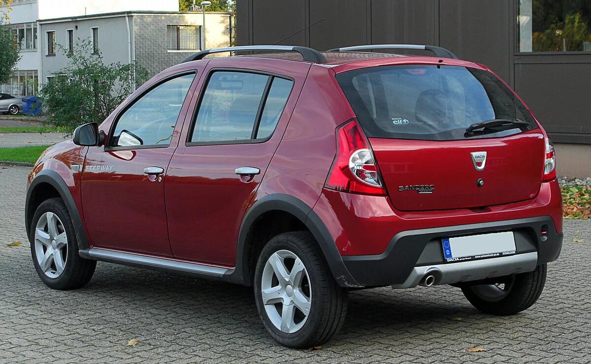 Рено степвей 2012 фото File:Dacia Sandero Stepway rear 20101003.jpg - Wikipedia