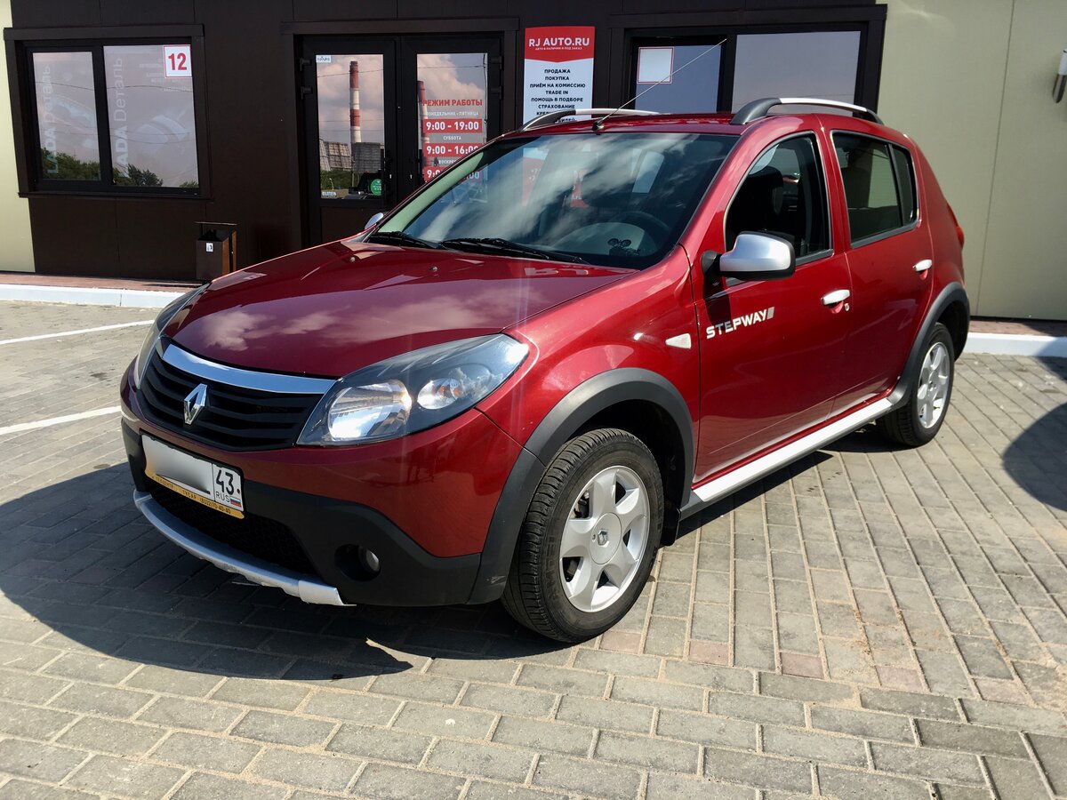 Рено степвей 2012 фото Купить б/у Renault Sandero I Stepway 1.6 MT (84 л.с.) бензин механика в Кирове: 