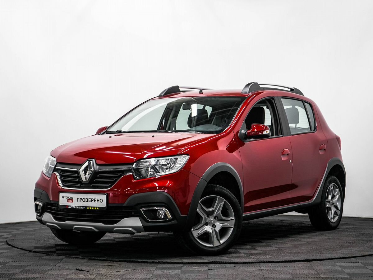 Рено степвей 2019 фото Купить б/у Renault Sandero II Рестайлинг Stepway 1.6 MT (82 л.с.) бензин механик