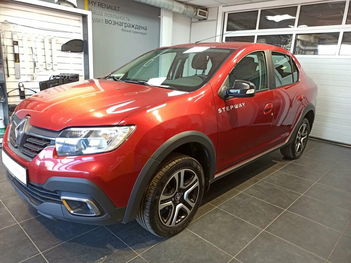 Рено степвей 2020 фото Купить б/у Renault Logan II Рестайлинг Stepway 1.6 CVT (113 л.с.) бензин вариато