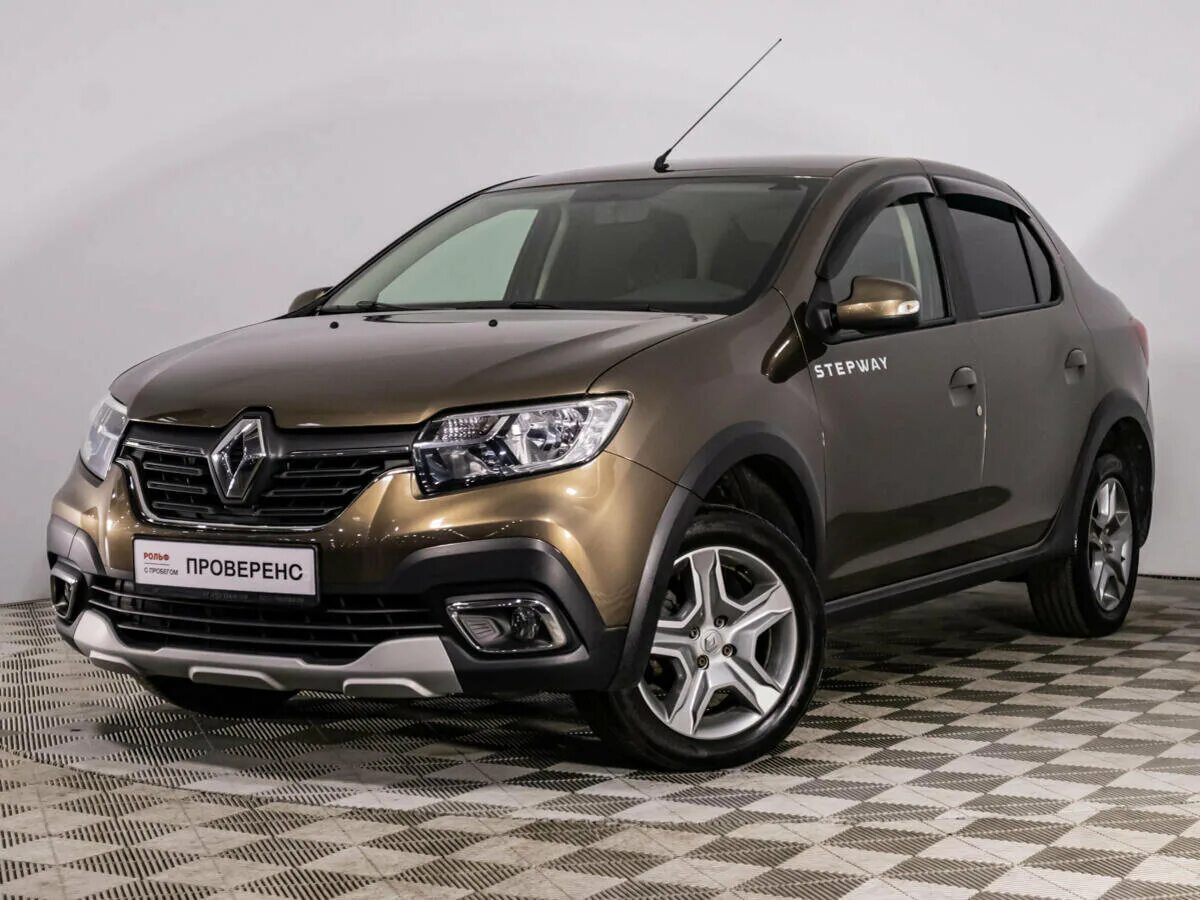 Рено степвей 2020 фото Купить б/у Renault Logan II Рестайлинг Stepway 1.6 MT (82 л.с.) бензин механика 